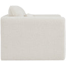 Meridian Stylus Cream Boucle Fabric Chair IMAGE 7