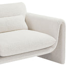  Manufacturer Color_Cream -- Stylus Cream Boucle Fabric Upholstered Chair IMAGE 8