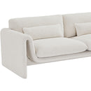  Manufacturer Color_Cream -- Stylus 64" Cream Boucle Fabric Upholstered Loveseat IMAGE 12