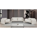 Meridian Stylus Cream Boucle Fabric Loveseat IMAGE 18