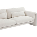  Manufacturer Color_Cream -- Stylus 64" Cream Boucle Fabric Upholstered Loveseat IMAGE 8