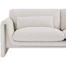  Manufacturer Color_Cream -- Stylus 86" Cream Boucle Fabric Upholstered Sofa IMAGE 10