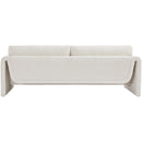  Manufacturer Color_Cream -- Stylus 86" Cream Boucle Fabric Upholstered Sofa IMAGE 3