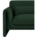  Manufacturer Color_Green -- Stylus Green Boucle Fabric Upholstered Chair IMAGE 10