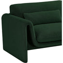  Manufacturer Color_Green -- Stylus Green Boucle Fabric Upholstered Chair IMAGE 12