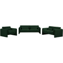  Manufacturer Color_Green -- Stylus Green Boucle Fabric Upholstered Chair IMAGE 15