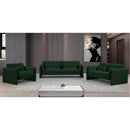Meridian Stylus Green Boucle Fabric Chair IMAGE 18