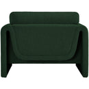  Manufacturer Color_Green -- Stylus Green Boucle Fabric Upholstered Chair IMAGE 3