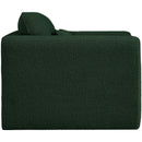  Manufacturer Color_Green -- Stylus Green Boucle Fabric Upholstered Chair IMAGE 7