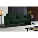  Manufacturer Color_Green -- Stylus 64" Green Boucle Fabric Upholstered Loveseat IMAGE 2
