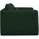  Manufacturer Color_Green -- Stylus 64" Green Boucle Fabric Upholstered Loveseat IMAGE 7