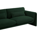  Manufacturer Color_Green -- Stylus 64" Green Boucle Fabric Upholstered Loveseat IMAGE 8