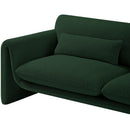  Manufacturer Color_Green -- Stylus 86" Green Boucle Fabric Upholstered Sofa IMAGE 11