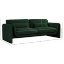  Manufacturer Color_Green -- Stylus 86" Green Boucle Fabric Upholstered Sofa IMAGE 16