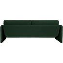  Manufacturer Color_Green -- Stylus 86" Green Boucle Fabric Upholstered Sofa IMAGE 3