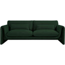  Manufacturer Color_Green -- Stylus 86" Green Boucle Fabric Upholstered Sofa IMAGE 4