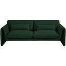  Manufacturer Color_Green -- Stylus 86" Green Boucle Fabric Upholstered Sofa IMAGE 5