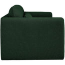 Manufacturer Color_Green -- Stylus 86" Green Boucle Fabric Upholstered Sofa IMAGE 7