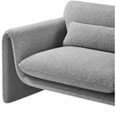  Manufacturer Color_Grey -- Stylus Grey Boucle Fabric Upholstered Chair IMAGE 11