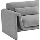  Manufacturer Color_Grey -- Stylus Grey Boucle Fabric Upholstered Chair IMAGE 12