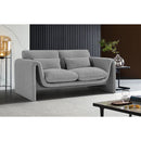 Manufacturer Color_Grey -- Stylus 64" Grey Boucle Fabric Upholstered Loveseat IMAGE 2