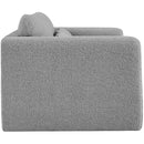  Manufacturer Color_Grey -- Stylus 64" Grey Boucle Fabric Upholstered Loveseat IMAGE 7