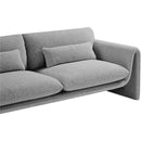  Manufacturer Color_Grey -- Stylus 64" Grey Boucle Fabric Upholstered Loveseat IMAGE 8