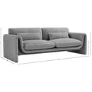  Manufacturer Color_Grey -- Stylus 86" Grey Boucle Fabric Upholstered Sofa IMAGE 16