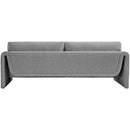 Manufacturer Color_Grey -- Stylus 86" Grey Boucle Fabric Upholstered Sofa IMAGE 3