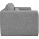  Manufacturer Color_Grey -- Stylus 86" Grey Boucle Fabric Upholstered Sofa IMAGE 7