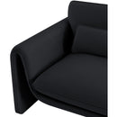 Manufacturer Color_Black -- Meridian Sloan Stationary Fabric Chair IMAGE 12
