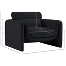  Manufacturer Color_Black -- Meridian Sloan Stationary Fabric Chair IMAGE 15