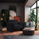  Manufacturer Color_Black -- Meridian Sloan Stationary Fabric Chair IMAGE 2