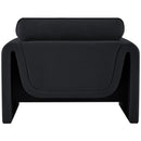  Manufacturer Color_Black -- Meridian Sloan Stationary Fabric Chair IMAGE 3