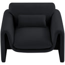  Manufacturer Color_Black -- Meridian Sloan Stationary Fabric Chair IMAGE 5