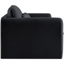  Manufacturer Color_Black -- Meridian Sloan Stationary Fabric Loveseat IMAGE 6