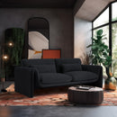  Manufacturer Color_Black -- Meridian Sloan Stationary Fabric Sofa IMAGE 2