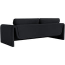  Manufacturer Color_Black -- Meridian Sloan Stationary Fabric Sofa IMAGE 7