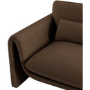  Manufacturer Color_Brown -- Sloan Brown Velvet Upholstered Chair IMAGE 12