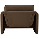  Manufacturer Color_Brown -- Sloan Brown Velvet Upholstered Chair IMAGE 3
