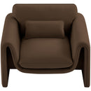  Manufacturer Color_Brown -- Sloan Brown Velvet Upholstered Chair IMAGE 5