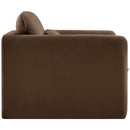 Meridian Sloan Brown Velvet Fabric Chair IMAGE 6