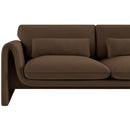  Manufacturer Color_Brown -- Sloan 64" Brown Velvet Upholstered Loveseat IMAGE 10