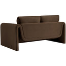  Manufacturer Color_Brown -- Sloan 64" Brown Velvet Upholstered Loveseat IMAGE 7