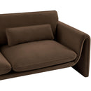  Manufacturer Color_Brown -- Sloan 86" Brown Velvet Upholstered Sofa IMAGE 11