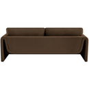  Manufacturer Color_Brown -- Sloan 86" Brown Velvet Upholstered Sofa IMAGE 3