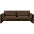  Manufacturer Color_Brown -- Sloan 86" Brown Velvet Upholstered Sofa IMAGE 4