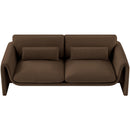  Manufacturer Color_Brown -- Sloan 86" Brown Velvet Upholstered Sofa IMAGE 5