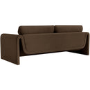  Manufacturer Color_Brown -- Sloan 86" Brown Velvet Upholstered Sofa IMAGE 7