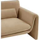  Manufacturer Color_Camel -- Sloan Camel Velvet Upholstered Chair IMAGE 11